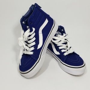 Van High tops Zippered (blue canvas)